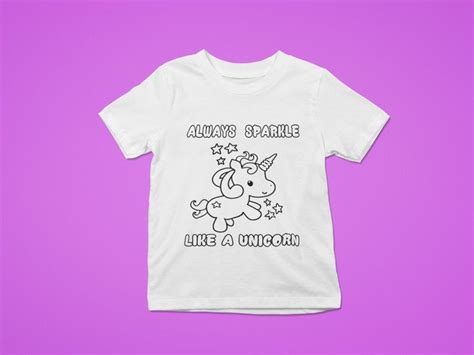 Unicorn Coloring Svg Cute Unicorn Svg Kawaii Unicorn Cartoon Always