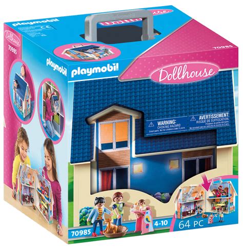 Playmobil Dollhouse Pas Cher Maison Transportable