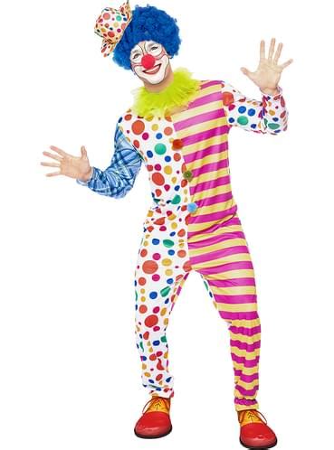 Costume Da Clown Deluxe Per Uomo Funidelia