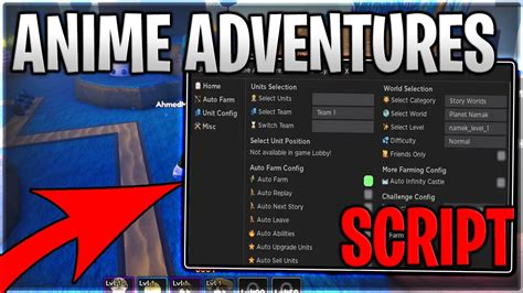 Upd Anime Adventures Script Hack Auto Farm Auto Place Upgrade