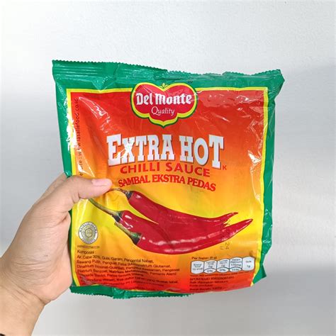 Del Monte Sambal Sachet G Del Monte Extra Hot Sachet G Del Monte Sauce Extra Hot Sachet G