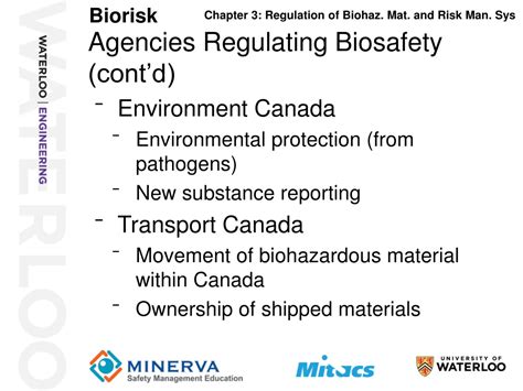 Ppt Chapter Regulation Of Biohazardous Material And Risk