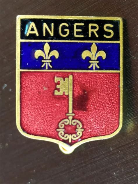 Ancien Insigne Blason De La Ville D Angers Eur Picclick Fr