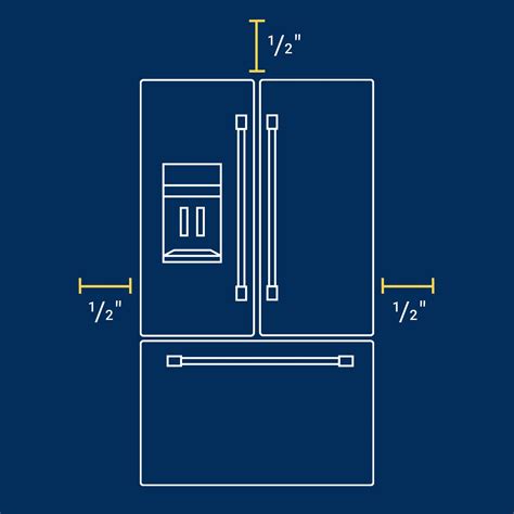 Refrigerator Sizes Dimensions Chart