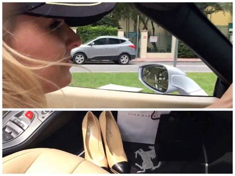 Gorgeous Blonde Tests The Ferrari Spider The Fashion Way Video Autoevolution