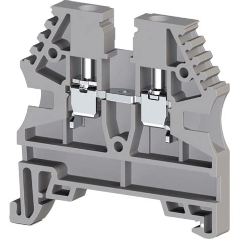 Клеммник на DIN-рейку Klemsan 2,5мм.кв., серый, AVK2,5 100 шт. 0.0.0.3 ...