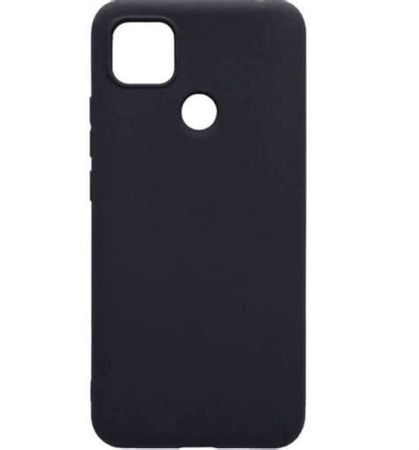 Xiaomi Redmi 10A / 9C NFC / Poco c3 / c31 Силиконовый чёрный чехол ...
