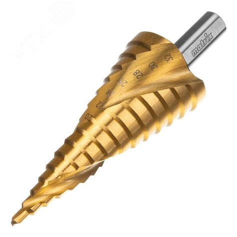 Сверло ступенчатое,4-6-8-10-12-14-16-18-20-22-24-26-28-30-32 мм,HSS ...