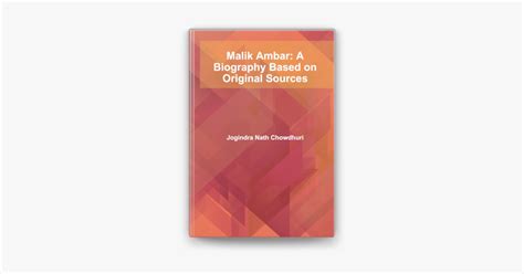 ‎Malik Ambar: A Biography Based on Original Sources on Apple Books