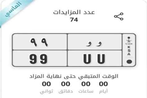 أغلى لوحة سيارة في السعودية تتخطى رقما قياسيا بمزاد المرور” وظائف الخليج