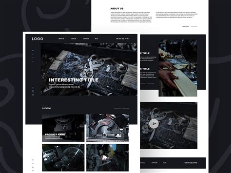 Company Website Template Free PSD Freebie Supply