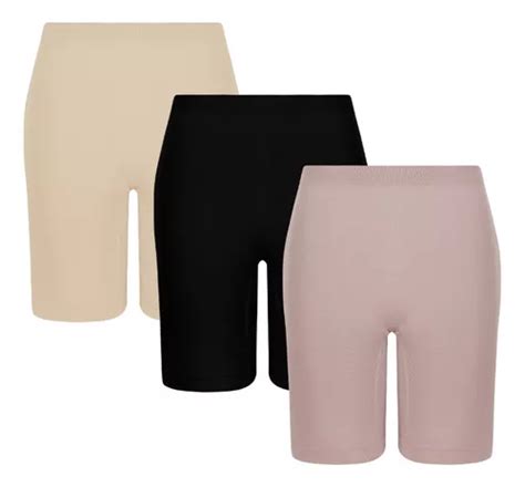 Short Lupo Segunda Pele - Kit 3 Calcinha Short Lupo Sem Costura Segunda Pele Modelador | Frete grátis