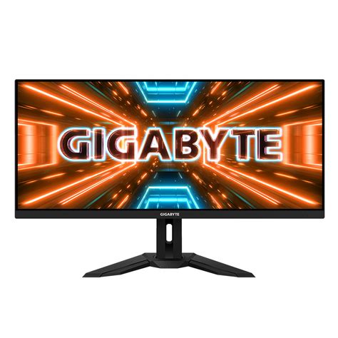 Геймърски Монитор Gigabyte G34WQ-EK, 34" IPS WQHD (3480 x 1440), 144Hz ...