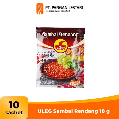 Jual Uleg Sambal Rendang 10 Sachet Shopee Indonesia