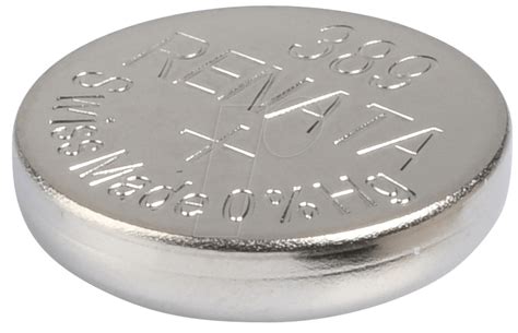 RENATA 389: Renata, silver oxide, 80 mAh, 11.6 x 3.1 mm at reichelt ...