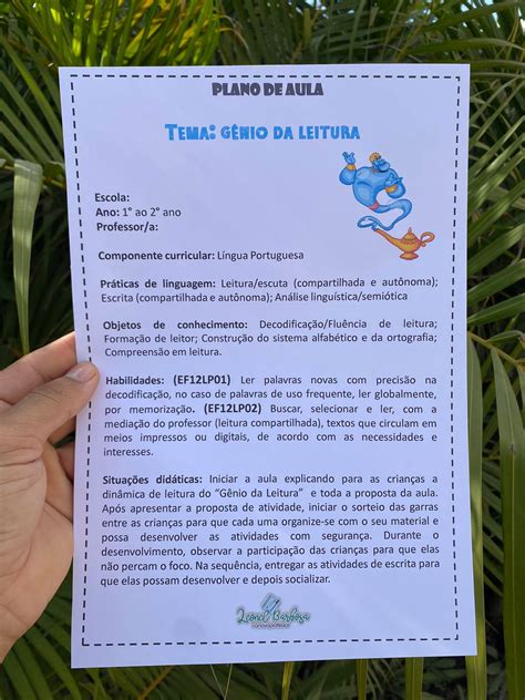 Plano De Aula Leitura - Plano De Aula Com Leitura - NAZAEDU