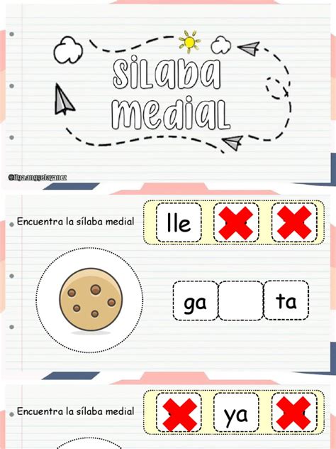 O Que E Silaba Medial - Silaba Medial | PDF