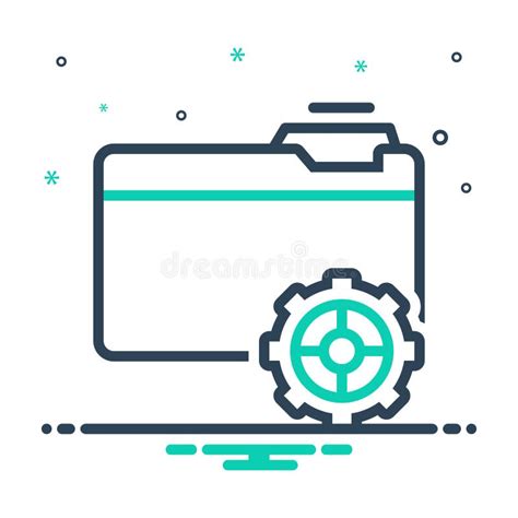 Mix Icon For Provision Arrangement And Plan Stock Vector