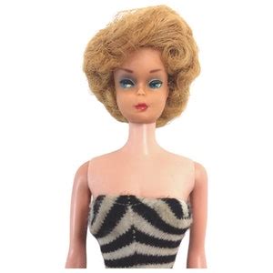 Bubble Cut Barbie Midge TM 1962 Barbie 1958 By Mattel Inc Patented Ash Blonde Hair Wearing