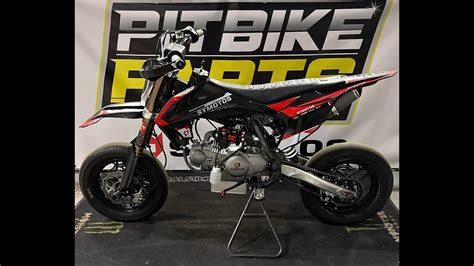 Symotos SYK140 140cc Supermoto Pit Bike Walk Around YouTube