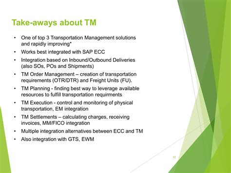 SAP TM | PPTX