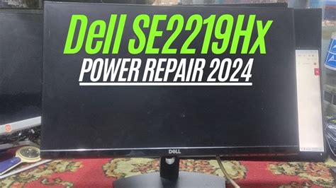 How To Repair Dell Monitor SE2219HX Power Repair 2024 Created By