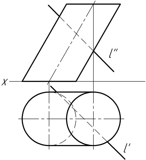 6. Пересечение прямой и плоскости, пересечение двух плоскостей.