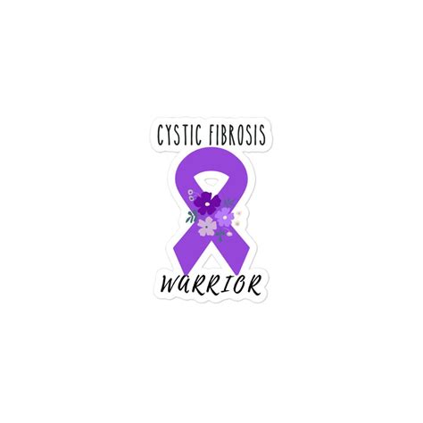 Cystic Fibrosis Awareness Sticker Chronic Illness Chronic Etsy Uk