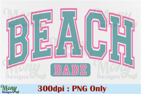 Beach Babe Png Retro Summer Vacation Graphic By Mony Designs Creative Fabrica