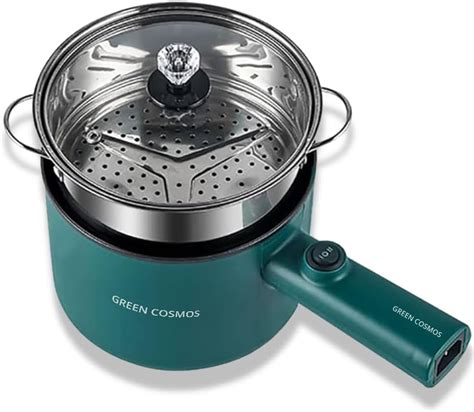 Amazon Ceramax Hot Pot Electric Cooker With Lid And Steamer L Large Cooker Nonstick