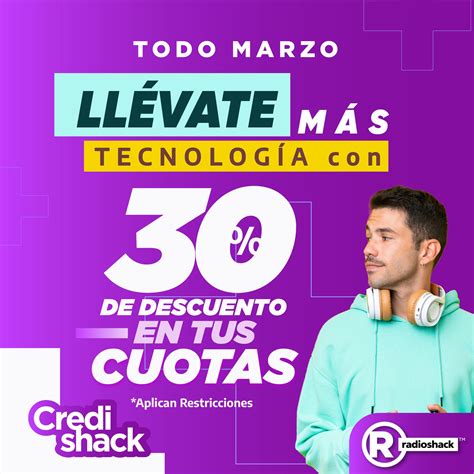 RadioShack - ¡Todo Marzo!😱🥳Aprovecha hasta un 30% de descuento en tus