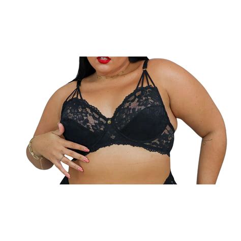 Jackie Ref Suti Plus Size S Bojo C Aro Rendado Lingerie Vendas