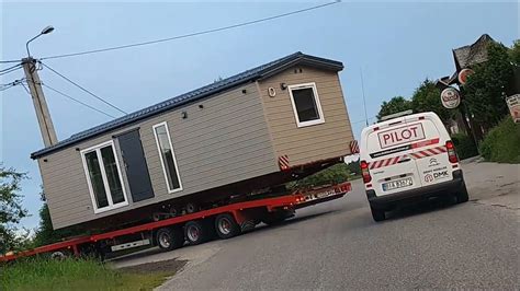Transport domku mobilnego / przewóz towarów nienormatywnych, gabaryt ...