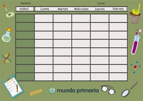 Horarios Escolares Para Ni Os De Primaria