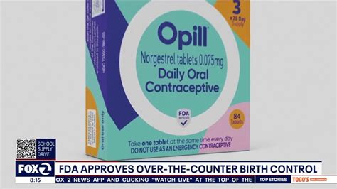 Fda Approves First Non Prescription Birth Control Pill Youtube