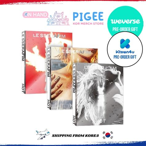 POB LE SSERAFIM HOT TH MINI ALBUM Shopee Singapore