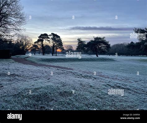 Frozen Golf Course Hi Res Stock Photography And Images Alamy