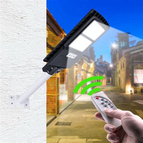 W Outdoor Waterproof Solar Led Street Light With Control Led