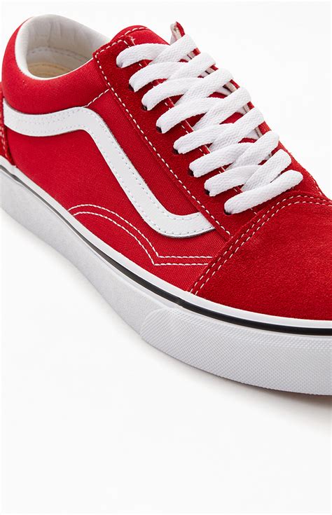 vans shoes for men red