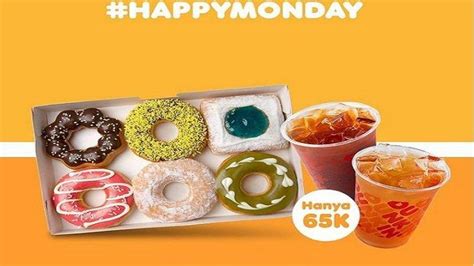 Promo Terbaru Dunkin Donuts Hari Ini 14 Juni 2021 Untuk Umum 12 Donat 3 Minuman Rp 110 Ribu