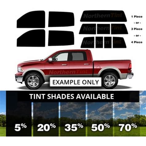 Complete Ram Crew Cab Precut Window Tint Kit Northerntint