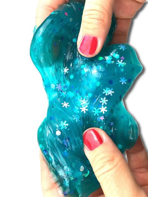 ASMR Frozen slime Clear Slime Glitter Slime TURKEY | Etsy