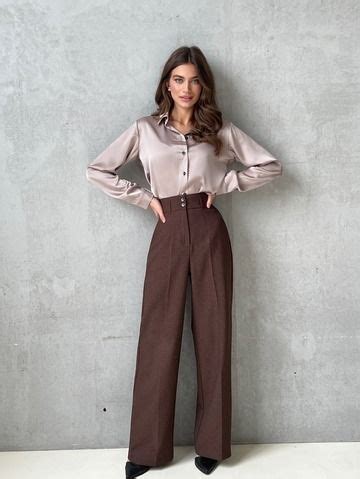 БЛУЗКА КЛАССИЧЕСКАЯ ШЕЛКОВАЯ, БРОНЗА CLASSIC SILK BLOUSE, BRONZE in ...