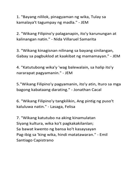 Buwan Ng Wika 2022 Slogan