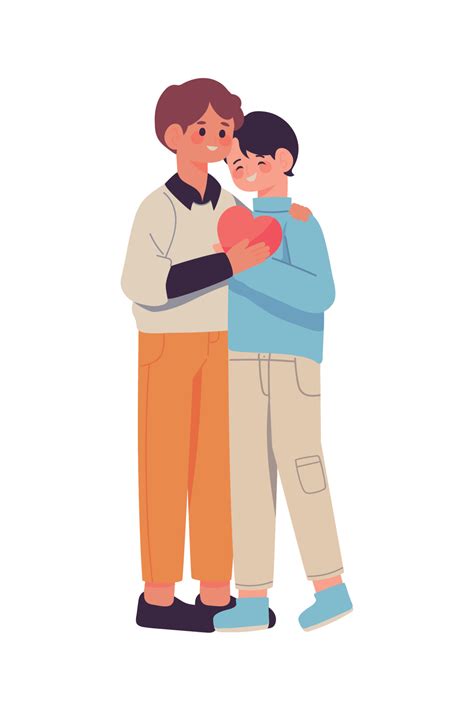 Couple Gay With Heart 17121906 Vector Art At Vecteezy