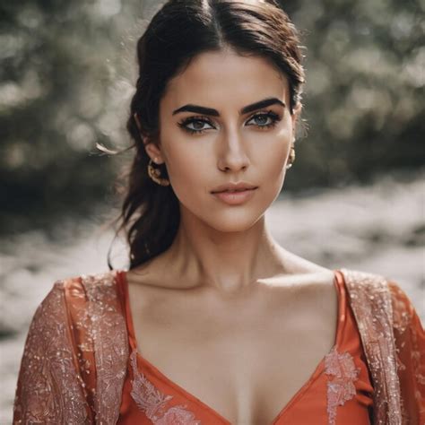 Premium Photo Perfect Brunette Woman Doing A Photograph Some Amazing Place