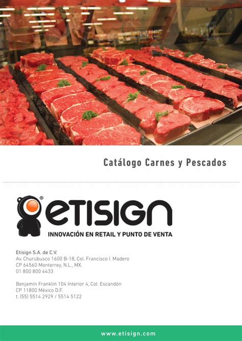 Pdf Cat Logo Carnes Y Pescados Etisign La Presentaci N