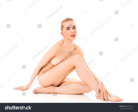 Beautiful Nude Woman Sitting On Flor Stock Photo 604152713 Shutterstock