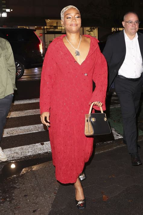 TIFFANY HADDISH Arrives at Tory Burch Fashion Show in New York 09/11 ...