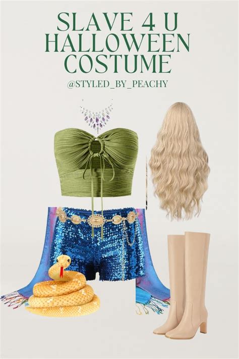 Britney Spears Slave For U Halloween Costume Outfit Inspo Blonde Halloween Costumes Beyonce